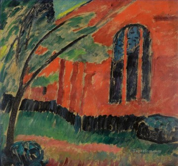 抽象的かつ装飾的 Painting - プレローのキルヒェ・イム・プレロー教会 アレクセイ・フォン・ヤウレンスキー 表現主義